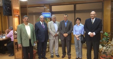 ممثلة هيئة التعاون الدولى اليابانية (الجايكا) فى زيارة لجامعة قناة السويس