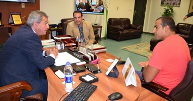 وزير الشباب يلتقى رئيس اتحاد ألعاب القوى