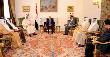 فى لقائه نائب رئيس مجلس الأمة الكويتى.. "السيسى" يشكر دعم الكويت لإرادة الشعب المصرى.. ويعد بحزمة قرارات تحسن بيئة الاستثمار.. و"الخرينج" يشيد بالمواقف المصرية المساندة لبلده منذ عهد عبد الناصر