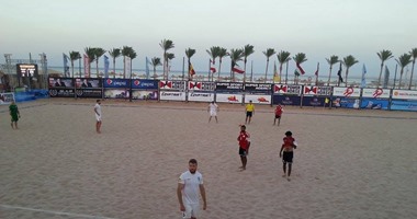 فراعنة كرة اليد تفوز على أمريكا 2 / 1 فى كأس العالم للشاطئية