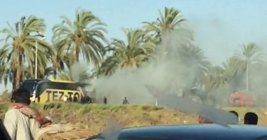 "الداخلية": حادث الأتوبيس السياحى بقنا بسبب ماس كهربائى