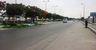 إعادة فتح الطريق الدائرى بعد انتهاء أعمال الصيانة بمطلع ميدان الرماية