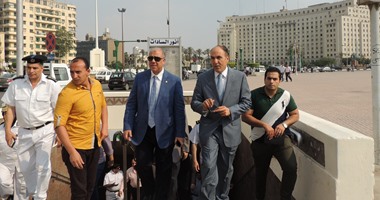 قيادات الداخلية يتفقدون محطة مترو السادات تمهيدا لافتتاحها