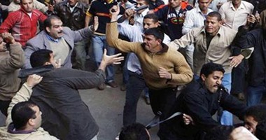 إصابة 3 وضبط 12 شخصا فى مشاجرة بين عائلتين ببنى سويف