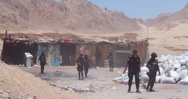 تمشيط 12 مزرعة بالظهير الصحراوى بالسادات وفحص 50 جنائيا