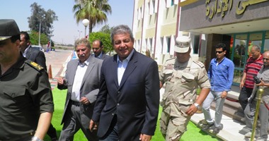 وزير الشباب والرياضة ينهى زيارته للإسماعيلية