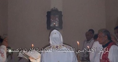 بالصور.. الشمس تتعامد على مذبح كنيسة مارجرجس الأثرية بالدقهلية