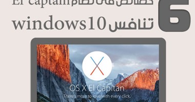 6 خصائص فى نظام El captain تنافس windows10.. ملف تفاعلى