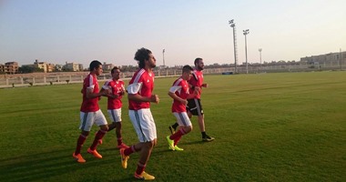 بالصور.. تدريبات بدنية للرباعى المحترفين فى معسكر المنتخب