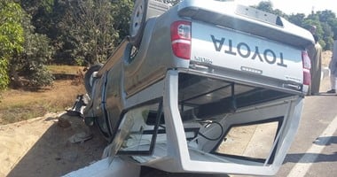 مصرع اثنين فى انقلاب سيارة بفرشوط