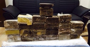 ضبط 50 طربة حشيش داخل سيارة بالبحيرة