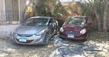 ضبط  سيارات المسروقة فى فيلا مهجورة بطريق الكافورى فى الإسكندرية