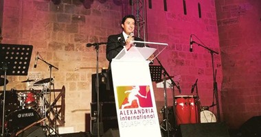 محافظ الإسكندرية من منصة الاحتفال:حفر القناة جاء نتيجة جهد وإصرار رجال مصر