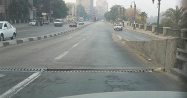  مرور القاهرة يستكمل أعمال إصلاحات كوبرى الملك الصالح
