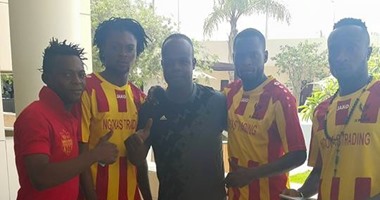 بالصور.. لاعبو سانجا فى لحظات ترفيهية قبل مواجهة الزمالك