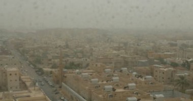 "واتس آب اليوم السابع": عاصفة ترابية تجتاح العاصمة السعودية