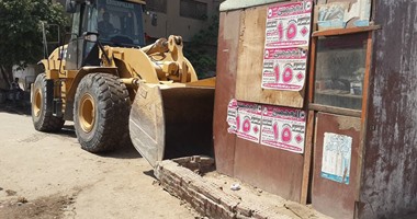 إزالة 276 حالة تعدى على أراضى زراعية وإشغالات فى الواسطى ببنى سويف