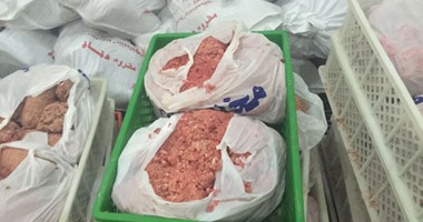 بالصور.. ضبط 27 طن لحوم مفرومة فاسدة بمصنع الخانكة فى القليوبية