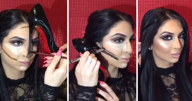 بالفيديو والصور.. كعب الجزمة أحدث تقاليع وضع الـcontour باحترافية