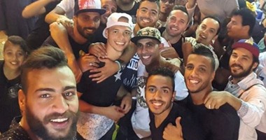 نجوم الزمالك فى عقيقة شقيق إسلام جمال واللاعب: يا رب كمل فرحتنا