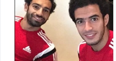 عمر جابر يهنئ محمد صلاح بعيد ميلاده على "تويتر"