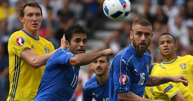 يورو 2016..بالفيديو..إيطاليا تصعد لدور الـ 16 بهدف "قاتل" فى السويد