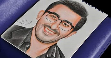 قارئ يشارك "صحافة المواطن" بمجموعة من البورتريهات تظهر موهبة صديقه