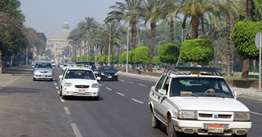 تعرف على حالة المرور بشارع أحمد عرابى المهندسين