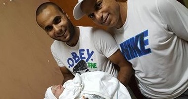 خالد القماش يستقبل حفيده الثانى
