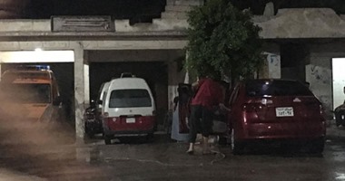 قارئ يرصد مغسلة للسيارات داخل مستشفى بسيون المركزى بالغربية