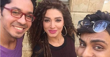 روجينا تنشر صورة لها من كواليس مسلسل "الطبال" على إنستجرام