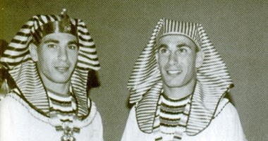 شاهد.. التوأم حسام وإبراهيم حسن بالزى الفرعونى