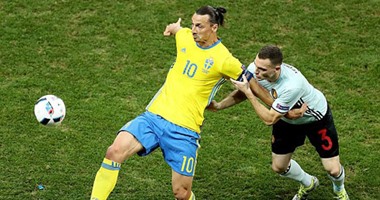 يورو 2016.. بلجيكا تفرض سيطرتها على السويد فى شوط أول سلبى