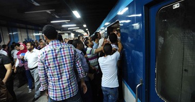 ارتباك بحركة الخط الأول للمترو بسبب تعطل تحويلات محطة المرج