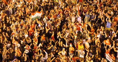 احتفالات عارمة بعاصمة المجر فرحا بالصعود للدور الثانى بيورو 2016