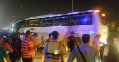 وصول فريقى الأهلى والإسماعيلى إلى ملعب استاد بتروسبورت
