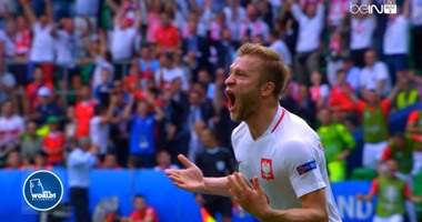 بالفيديو.. يورو 2016.. بولندا تتقدم على سويسرا بهدف