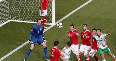 يورو 2016.. ويلز يتقدم على أيرلندا الشمالية 1/0 بالدقيقة 75