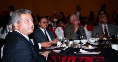 وزير الرياضة وحسين فهمى والمعلم يحضرون حفل إفطار الأولمبياد الخاص