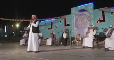 فرقة العريش للفنون الشعبية تقدم عروضها على مسرح ثقافة الإسماعيلية