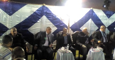 أمن المنوفية ينظم الإفطار الجماعى بحضور أعضاء مجلس النواب عن المحافظة