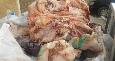 ضبط 9 أطنان لحوم مجهولة المصدر بأسوان