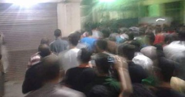 أهالى كفر شكر بالقليوبية يشيعون جثمان الشهيد الملازم أول مصطفى عطايا