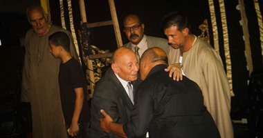 محمد فايق وفريد زهران وخالد البلشى وجورج إسحاق بعزاء شاهندة مقلد