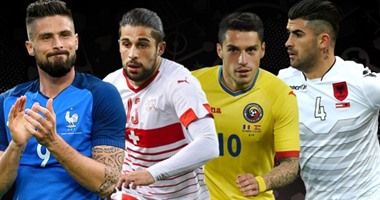يورو2016..كل ما تريد معرفته عن منتخبات المجموعة الأولى..فرنسا المرشح الأبرز لحصد اللقب بميزة صاحب الأرض..ألبانيا تشارك للمرة الأولى..سويسرا تعيش على نجاح آخر مونديال..ورومانيا تبحث عن أمجاد التسعينيات