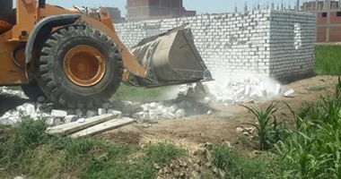 أمن القليوبية يزيل 26 حالة تعديات على الأراضى الزراعية بالقناطر الخيرية