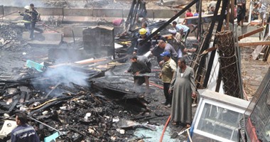 النيابة تستمع اليوم لأقوال متضررى حريق "سوق الجمعة"