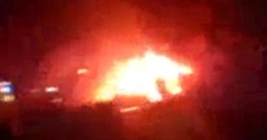 بالفيديو.. انفجار أسطوانتى بوتاجاز فى محل كنفانى بقنا وإصابة صاحبه