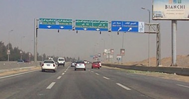 فتح طريق السلام بالسويس بعد غلقه ساعة بسبب مطاردة الإرهابيين