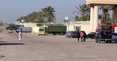 استنفار أمنى بمحيط استاد برج العرب قبل لقاء الأهلى والمصرى بنهائى الكأس